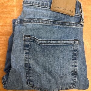 American Eagle Outfitters Light Blue Relaxed Fit Denim Jeans